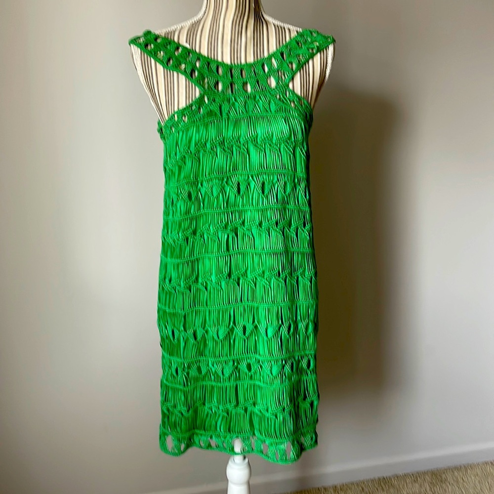 Diane con Furstenburg Green dress